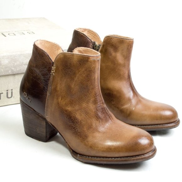 BED STU YELL Teak Rustic Mason Bootie Shoes - Picture 3 of 9